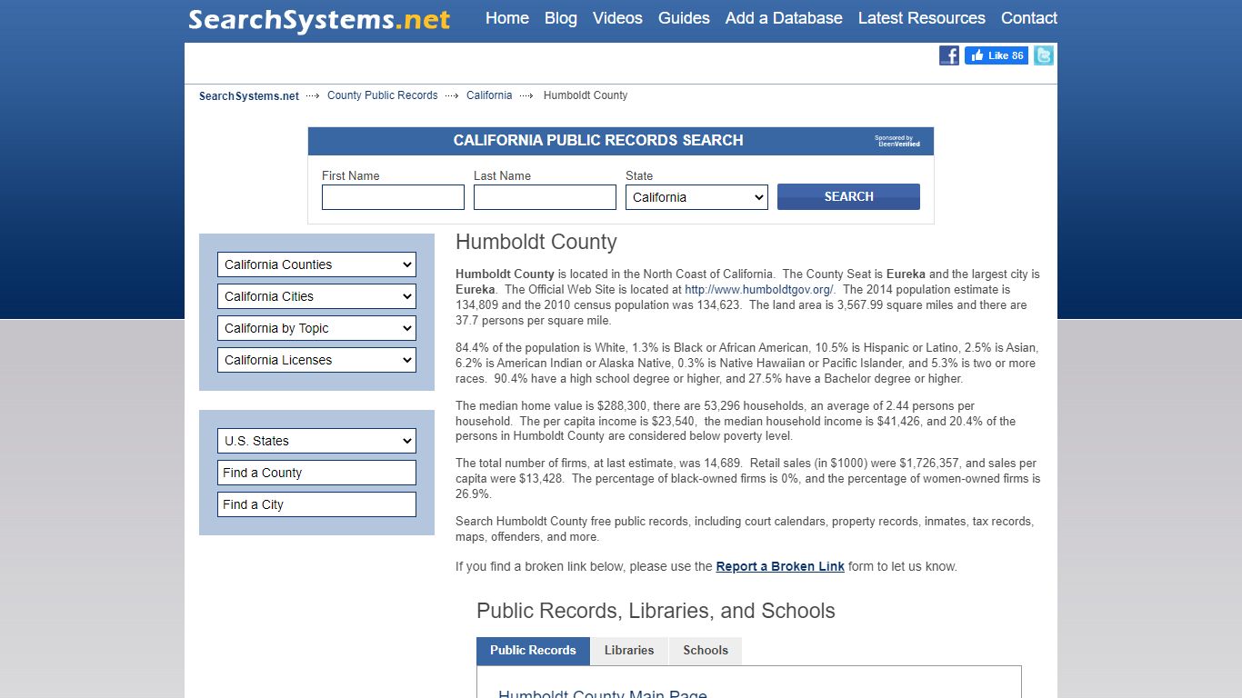 Humboldt County Criminal and Public Records