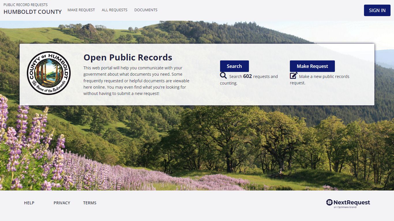 NextRequest - Open Public Records